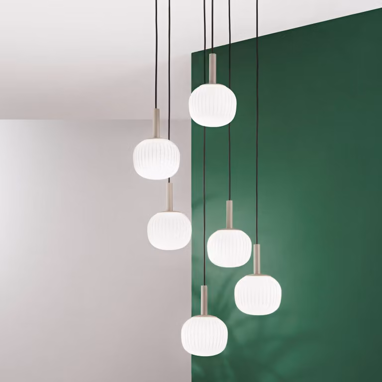 Luce Ambiente Design Lampada a sospensione Eris, dimmerabile, Marrone / Ruggine, Soggiorno / Sala da pranzo, Alluminio, Moderno, Lampada a sospensione