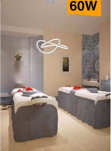 Lampadario a LED Moderno Intrecciato Trade Shop Bianco Caldo con Altezza Regolabile e Forma Ovale