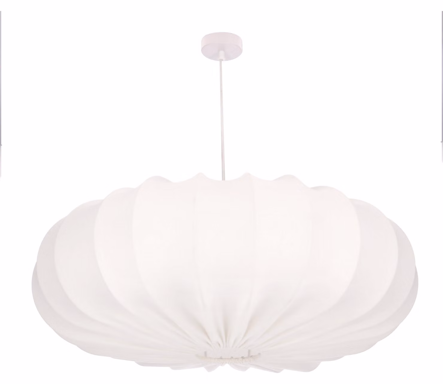 Lampada a sospensione di design CAFEE - 1xE27, 40W, 66cm, rotonda, bianca / latte