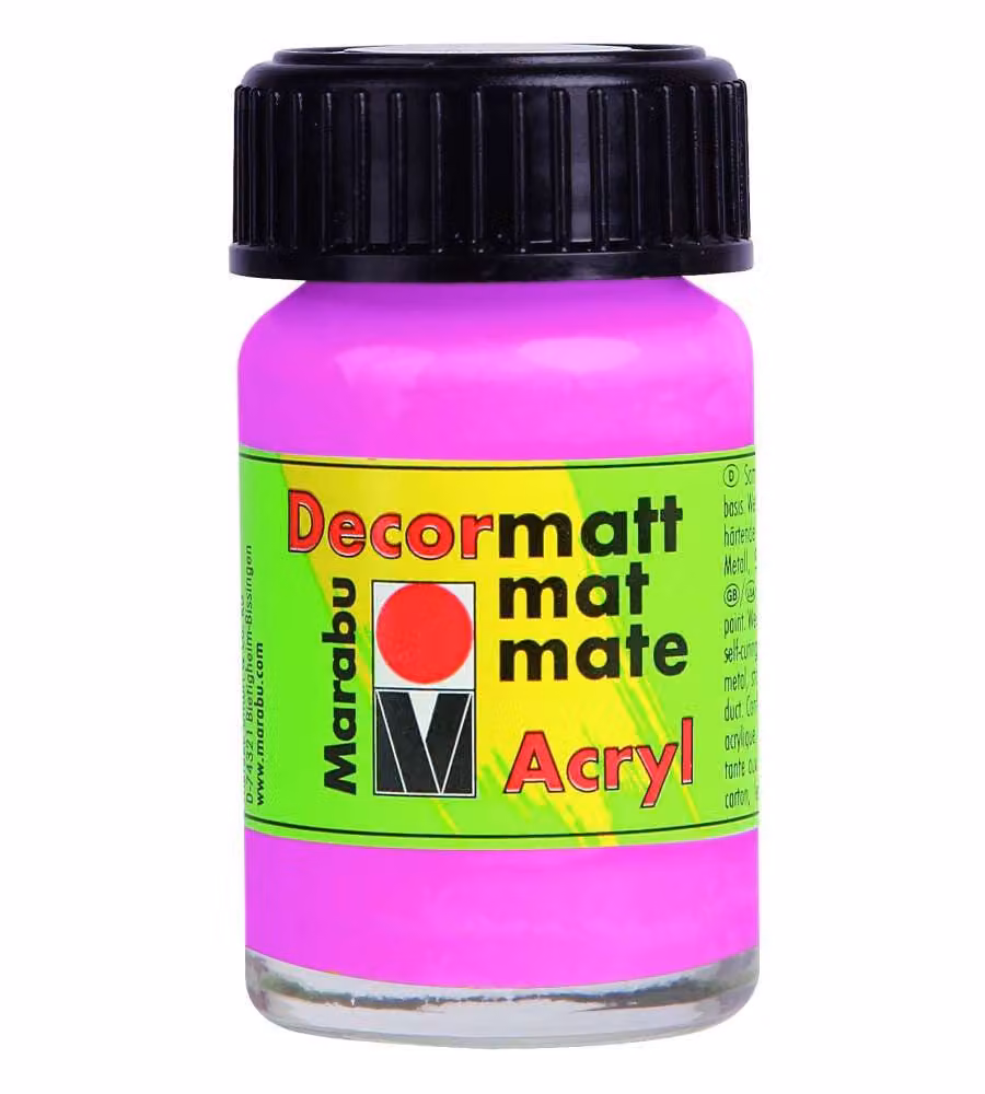 Decormatt Acryl Marabu 15 ml Rosa