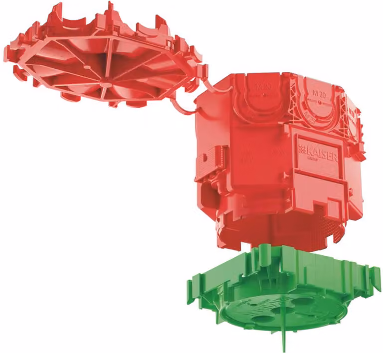 Kaiser Betonbau B1 Scatola di collegamento per soffitto con uscita. Ø 60 mm, 1 pezzo.