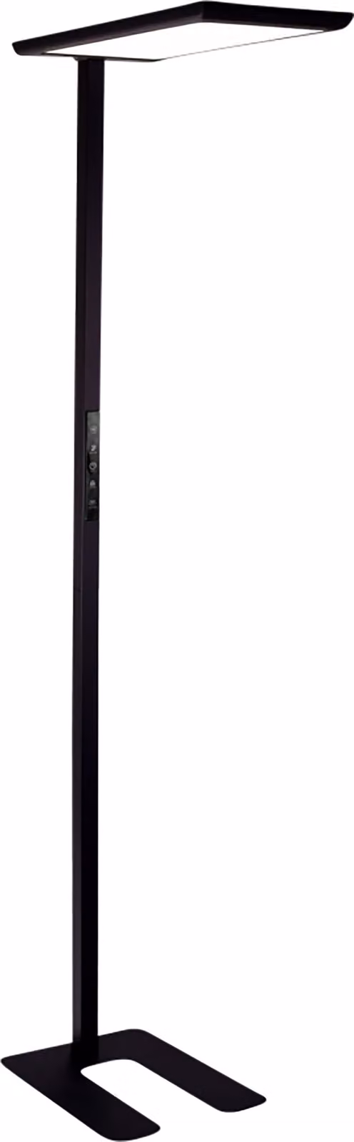 LUXULA Lampada da terra per ufficio a LED, up/down, 100W, 4000K, EEK: F, 7000lm, IP20, dimmerabile, nero