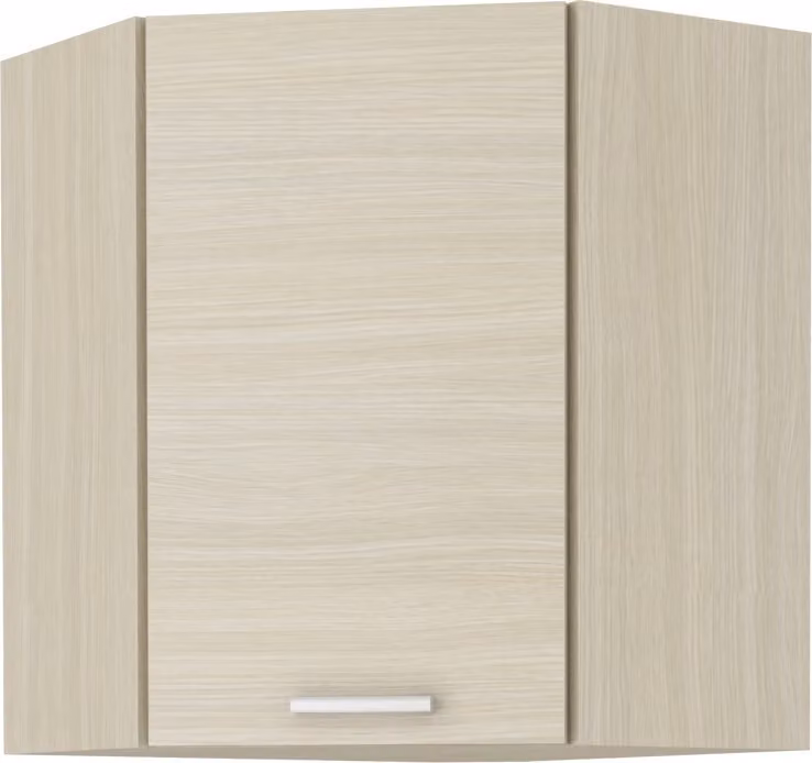 Armadietto superiore ad angolo CHRYSI - 58x58 cm, rovere ferrara