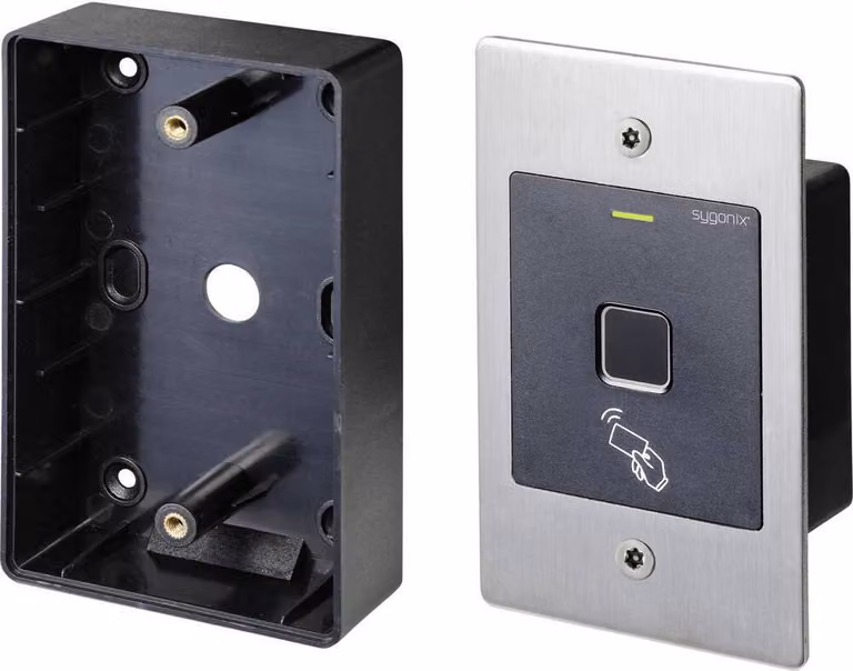 Sygonix SY-4760958 Sistema di accesso a incasso Fingerprint/RFID 12 V/DC, 18 V/DC IP66 (SY-4760958)