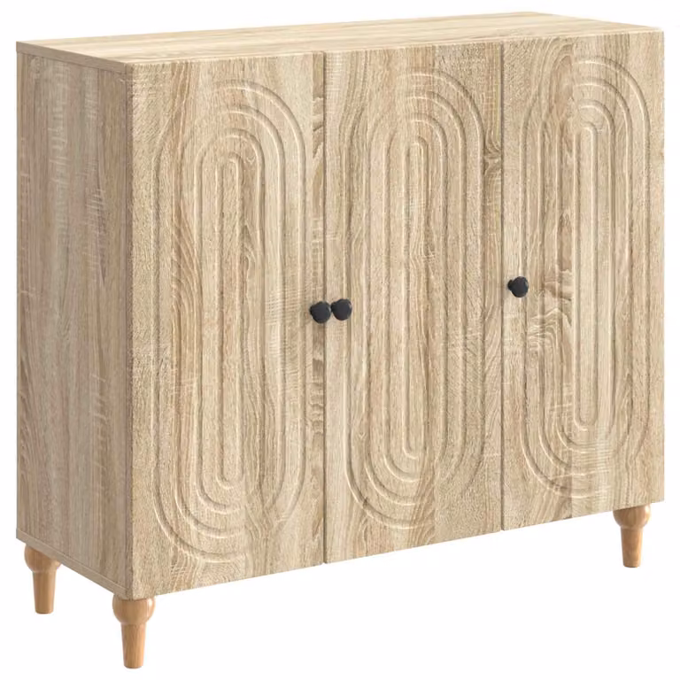 Credenza Rovere Sonoma 89 x 34,5 x 80 cm Legno ingegnerizzato