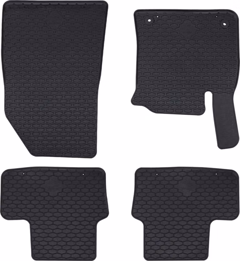 Tappetino per Auto 4 pcs Nero adatto per CAPTUR 2020- Gomma