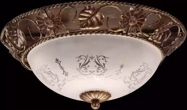 Deckenleuchter Lüster Kronleuchter Deckenlampe Lampen Glas Gold Rund