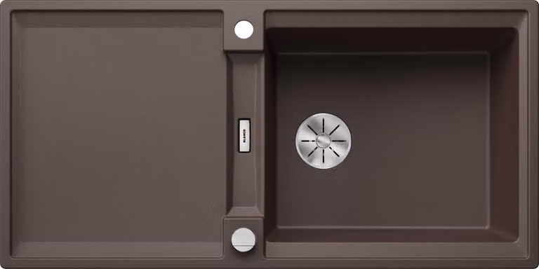 BLANCO ADIRA XL 6 S-F lavello da incasso SILGRANIT cafe da 60 cm con telecomando di scarico, con accessori