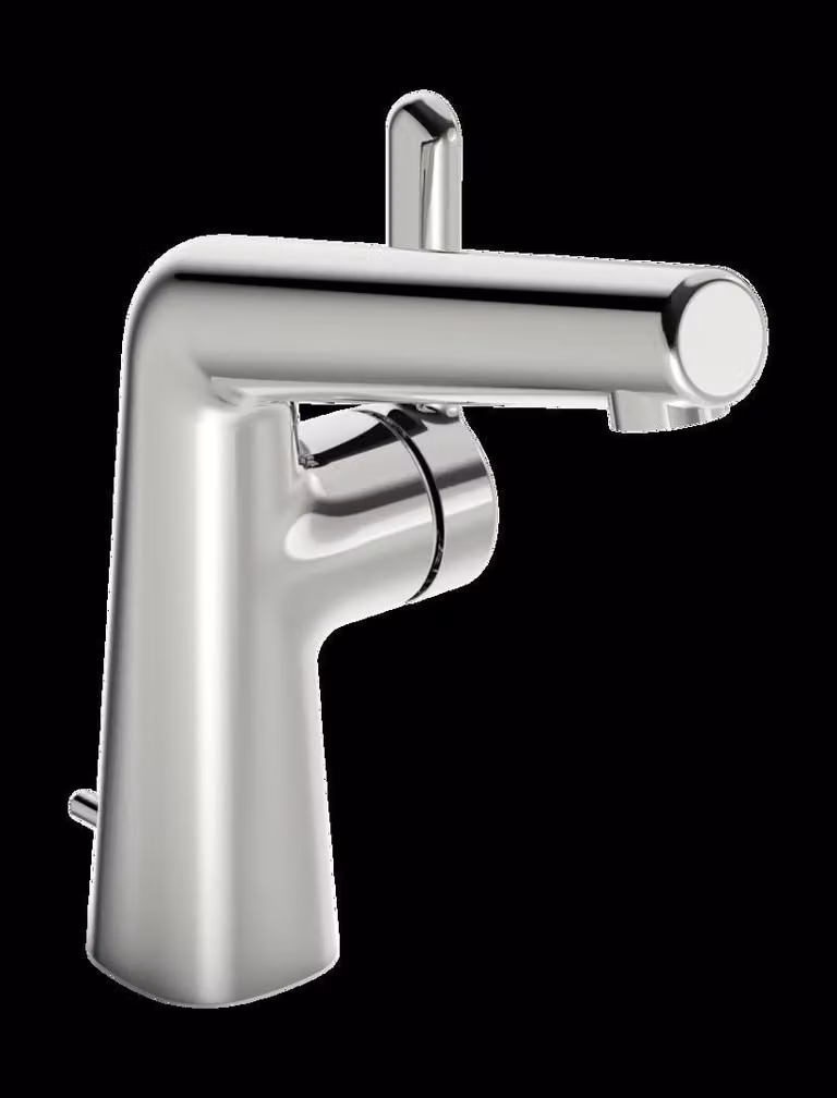 HANSA HANSADESIGNO Style Mitigeur de lavabo, saillie 130mm, avec vidage, 51892283, 51892283