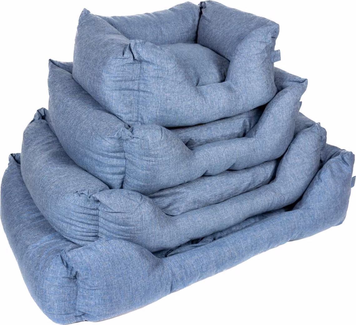 Cuccia per cani Duvo+ Textura, rettangolare, colore blu, taglia XL