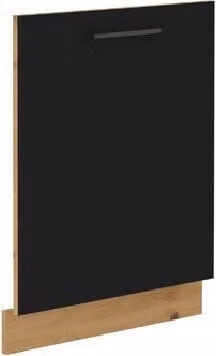Anta per lavastoviglie da incasso MALILA - 60x72 cm, nero / rovere artisan