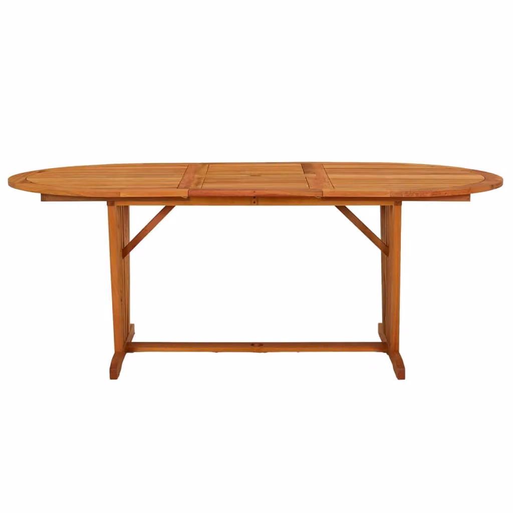 Tavolo da Giardino 200x100x75 cm in Legno Massello di Eucalipto