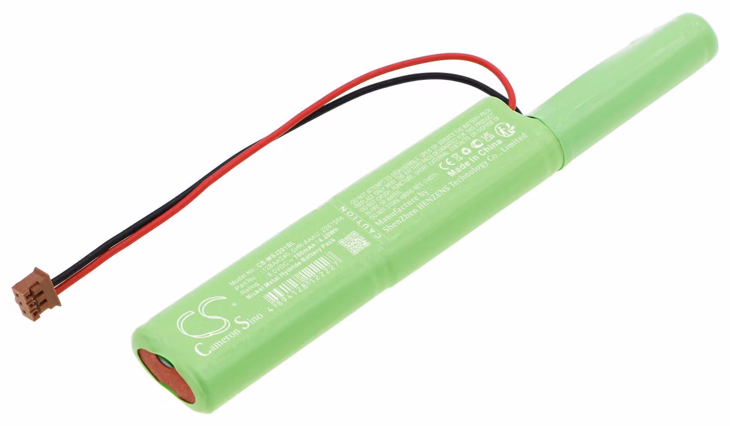 TECHTEK Batteria compatibile con [Mitutoyo] Surftest SJ-201 sostituisce 12BAA240, per 2261584, per 5HR-AAAU
