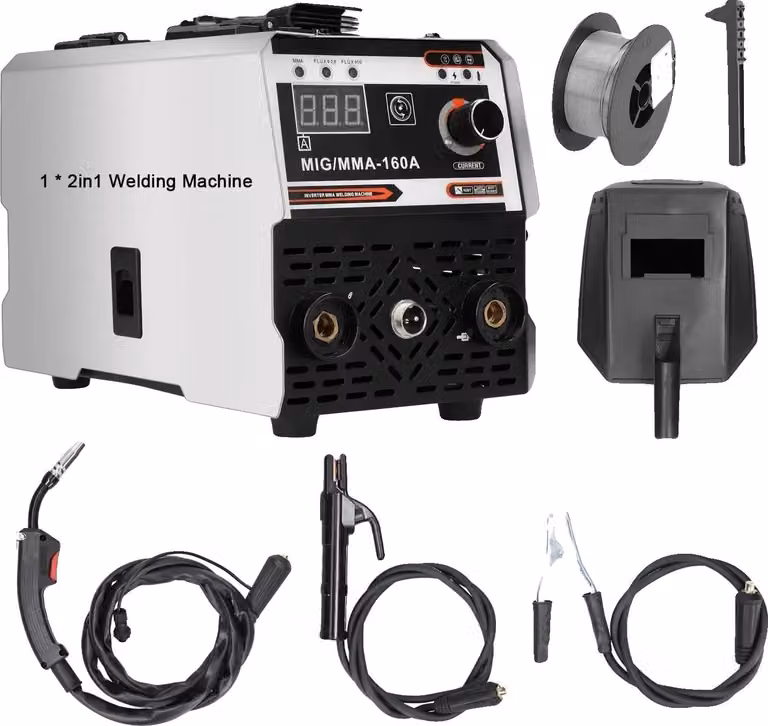 Saldatrice, 2 in 1 MIG e MMA, display digitale, tipo A