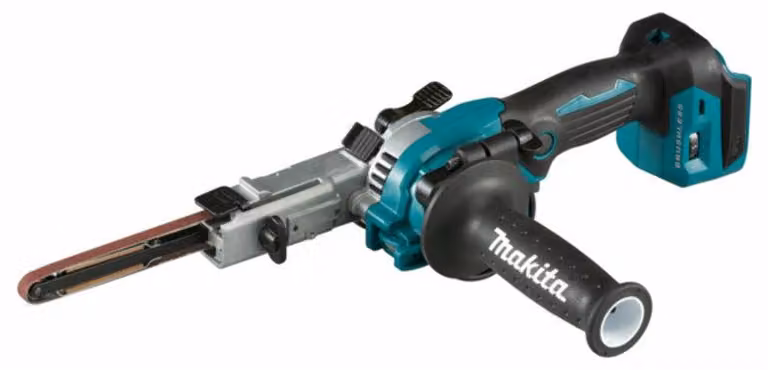 Levigatrice a nastro – Motore brushless da 18V – Velocità regolabile – Senza fili
