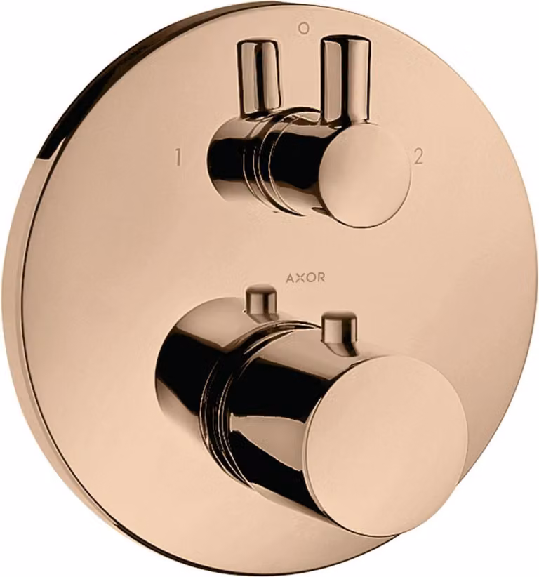 hansgrohe AXOR Uno² Thermostat AXOR Uno² encastré avec robinet d'arrßªt et inverseur, 2 consommateurs, 38720300, 38720300