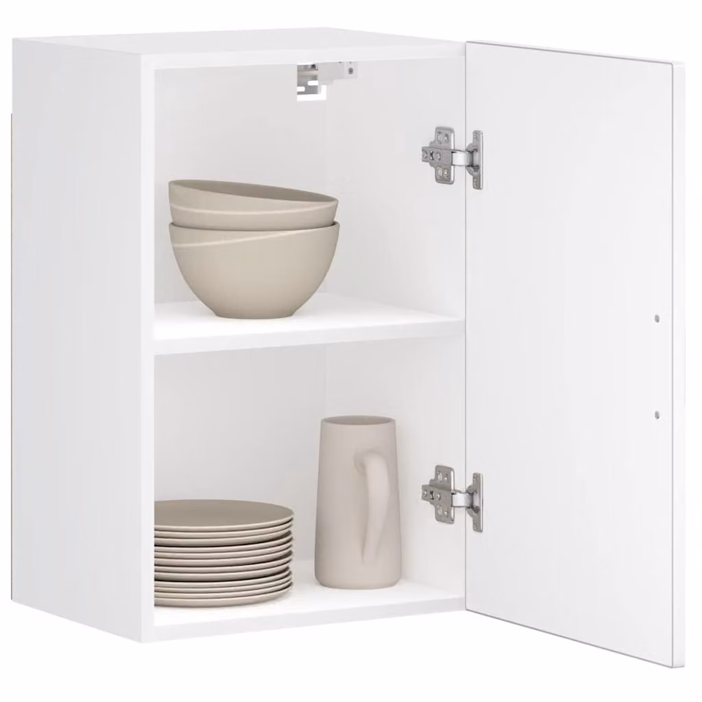 Pensile da cucina moderno vidaXL bianco in legno e MDF con ante a battente L: 60 cm, P: 31 cm, H: 40 cm