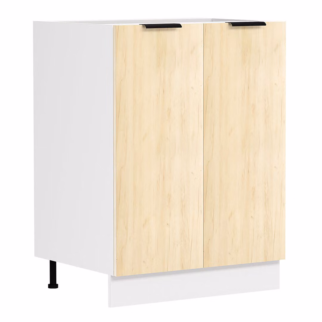 Armadio da cucina | Dimensioni ca. H. 82 x W. 60 x. T. 46 cm | Armadio a due ante | Mobili da cucina - Fasola