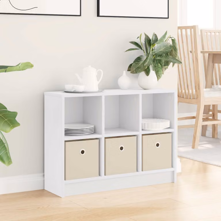 vidaXL Credenza Bianco 73,5 x 22,5 x 53,5 cm