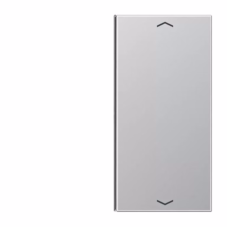 Jung AL2402TSAP Pulsante doppio con simboli in alluminio
