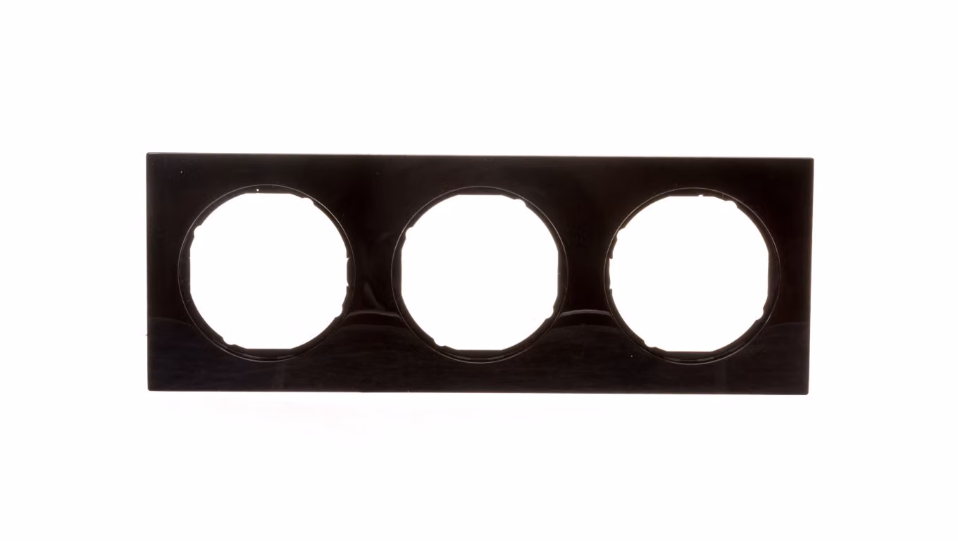 Berker R.3 Triple Frame Nero 10132245