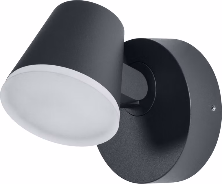 LEDVANCE Lampada da parete e soffitto a LED, apparecchio per applicazioni esterne, bianco caldo, Endura Style Midi Spot I