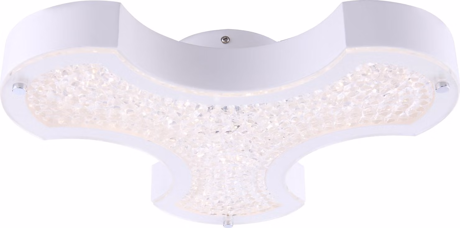 Globo plafoniera Dl bianco, 1Xled 49216