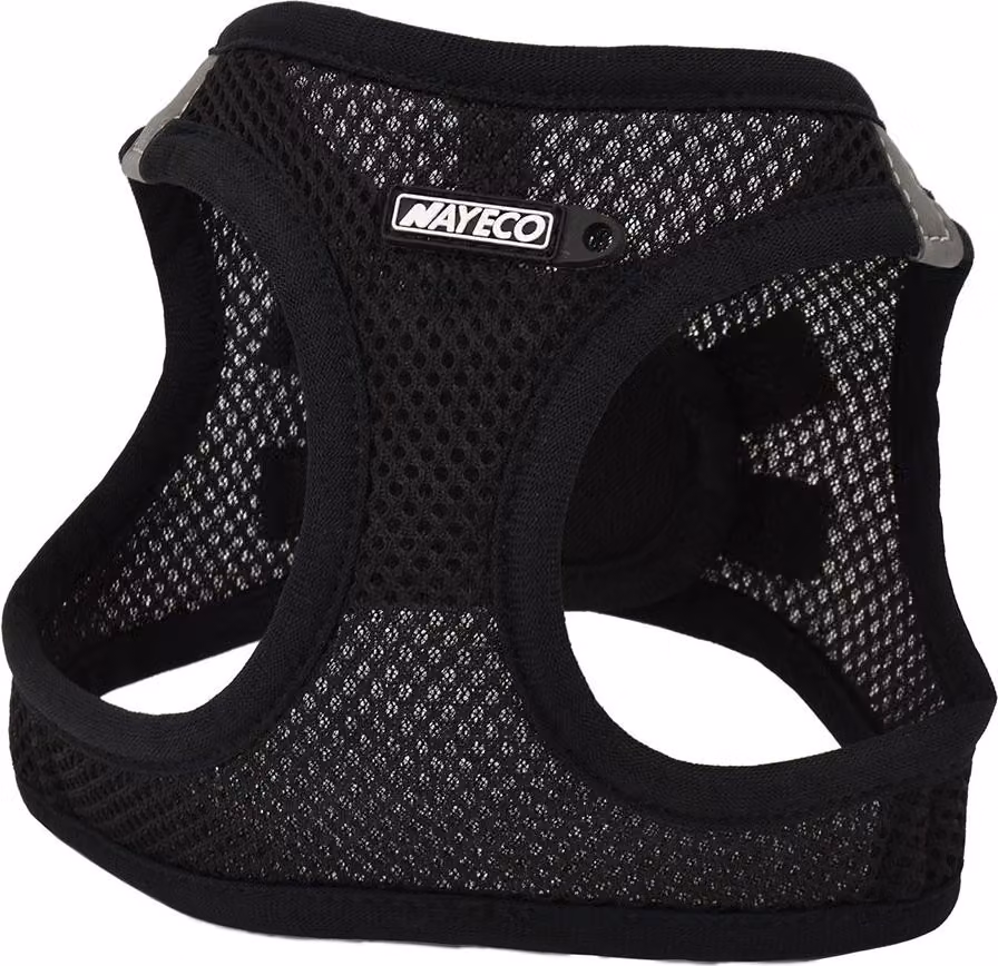 Pettorina nera traspirante XS 30-35 cm