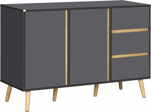 Credenza ¨C zephmum ¨C grigio antracite 120x40x80