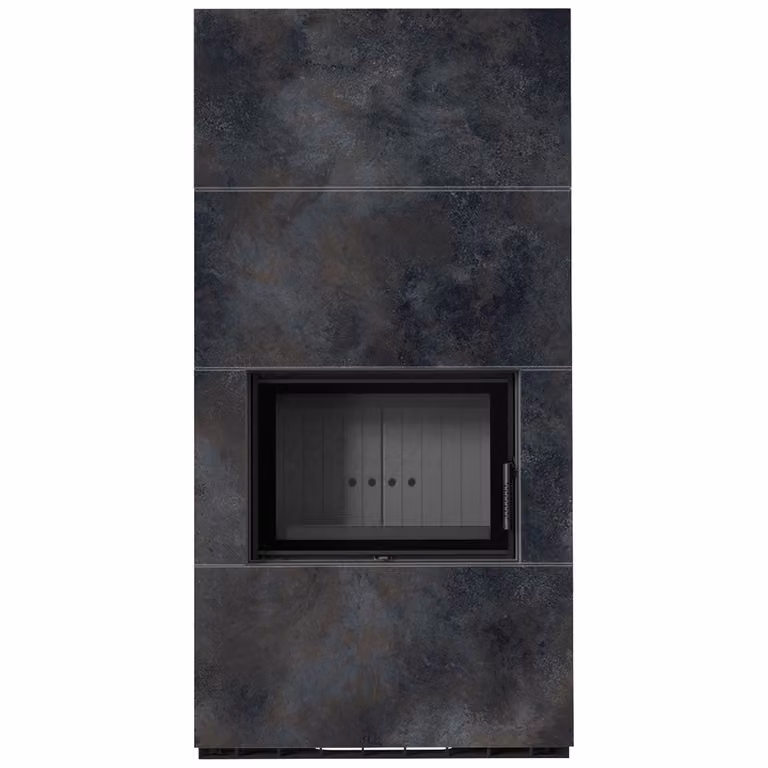 KRATKI FLOKI BOX 8 kW Ø 160 sinterizzazione al quarzo OSSIDO NERO rivestimento nero