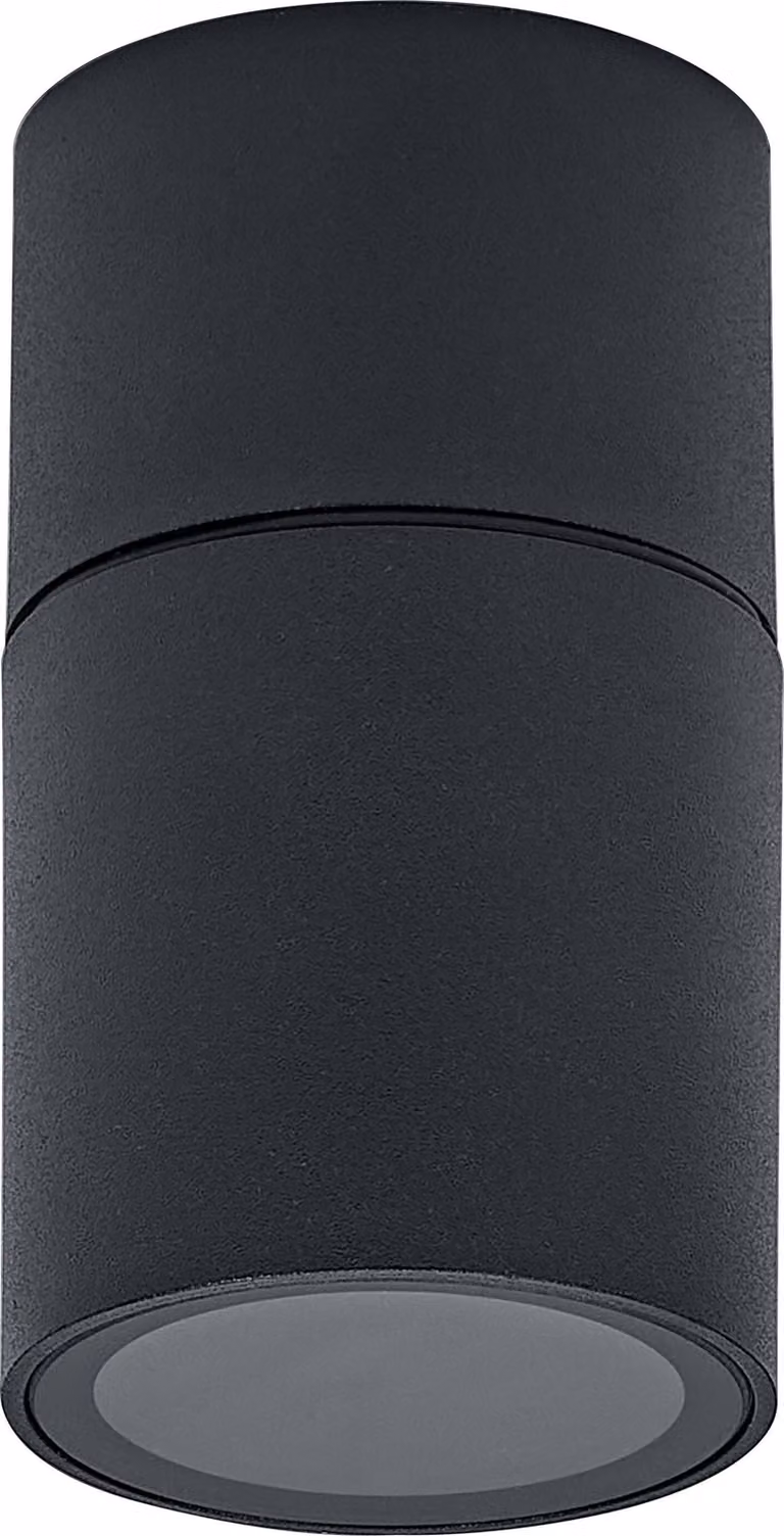 Lampada da esterno per parete OSRAM, attacco GU10, grigio scuro, vetro, grado di protezione IP54, 103 mm, 0-5 W, 1 lampada, durata 25.000 ore, IK06, classe di protezione II, accessori per il montaggio inclusi