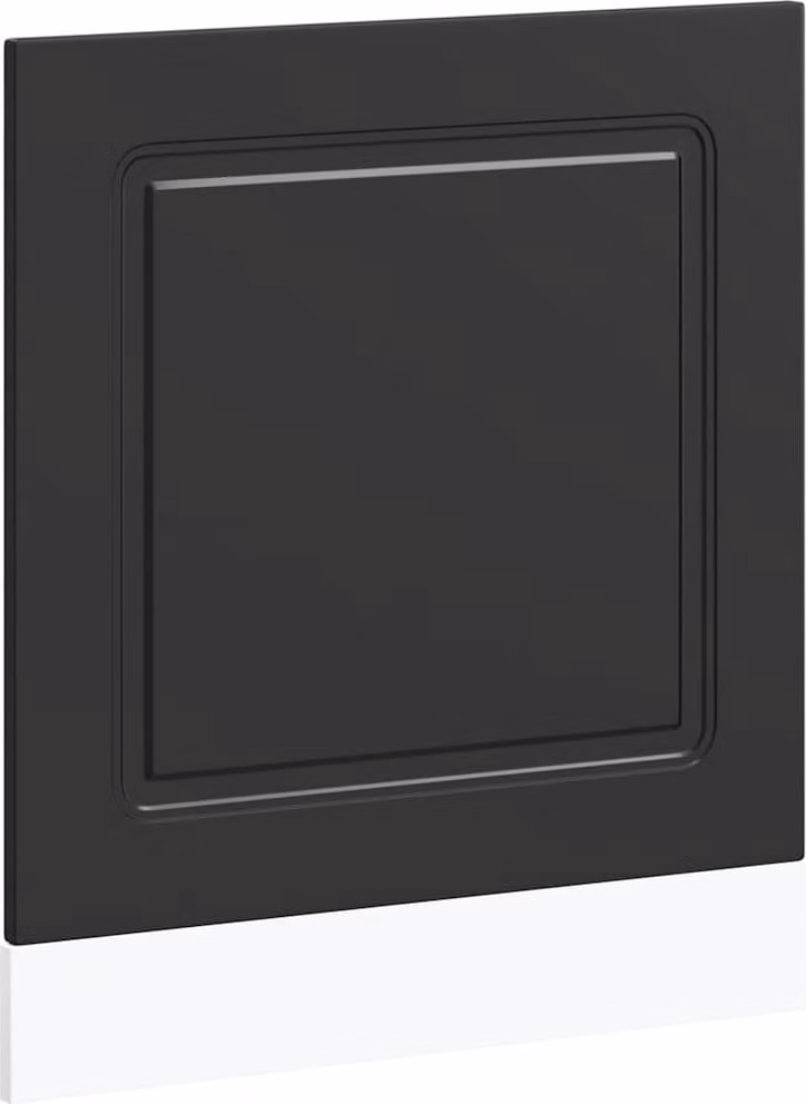 Pannello Lavastoviglie Kalmar Nero 60x1,5x57 cm in Truciolato