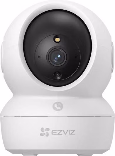 Telecamera di sorveglianza, EZVIZ H6c Pro 5MP, uso interno, visione notturna, bianco