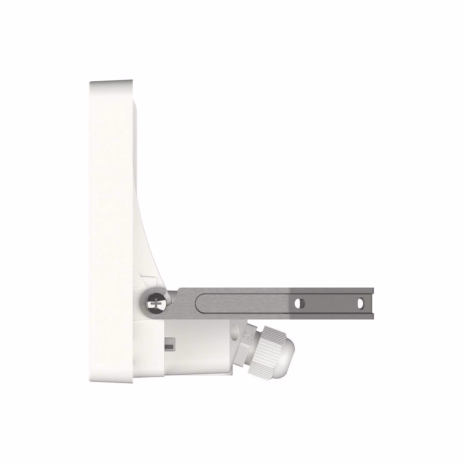Theben Faretto da esterno a LED theLeda B30 dual, bianco, IP65, Bianco / Opale, Alluminio, Lampada LED da esterni
