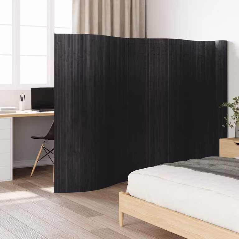 Divisorio Ambienti vidaXL in Bambù Grigio, Larghezza: 800 cm, Altezza: 165 cm