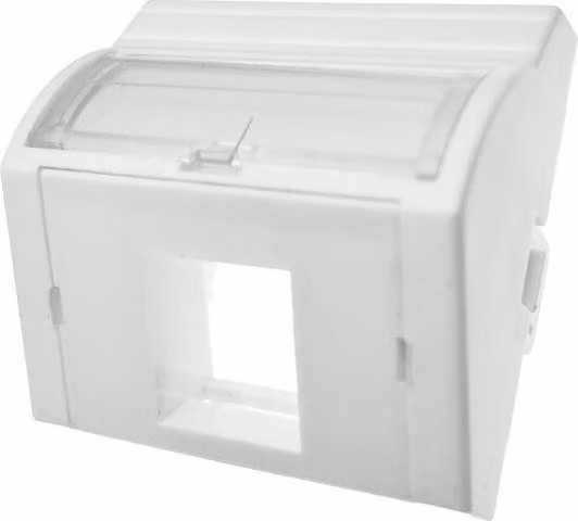 Adattatore angolare ALANTEC 45x45mm 1xRJ45 compatibile con keystone Bianco