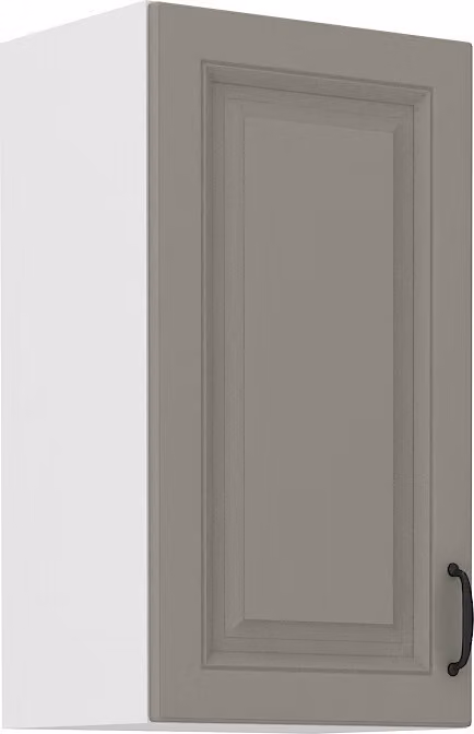 Armadietto superiore da cucina SOPHIA - larghezza 40 cm, grigio chiaro / bianco