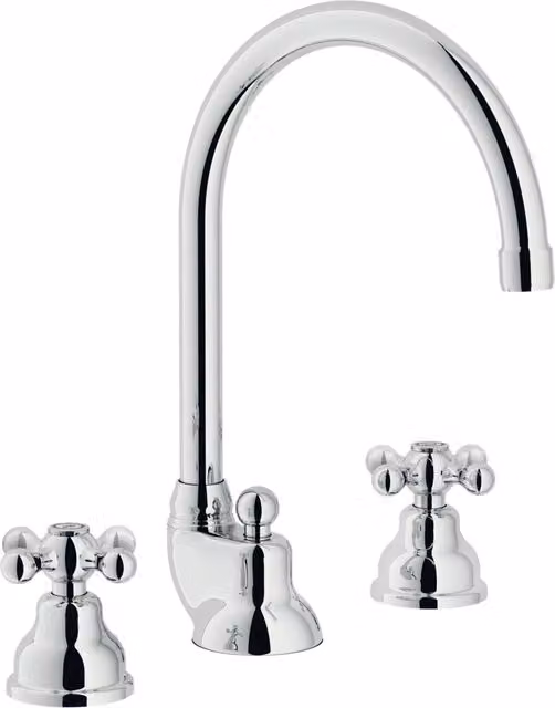 Rubinetto Lavabo Batteria 3F.C/A Nobili serie Grazia finitura Cromo art. GRC5012/CR