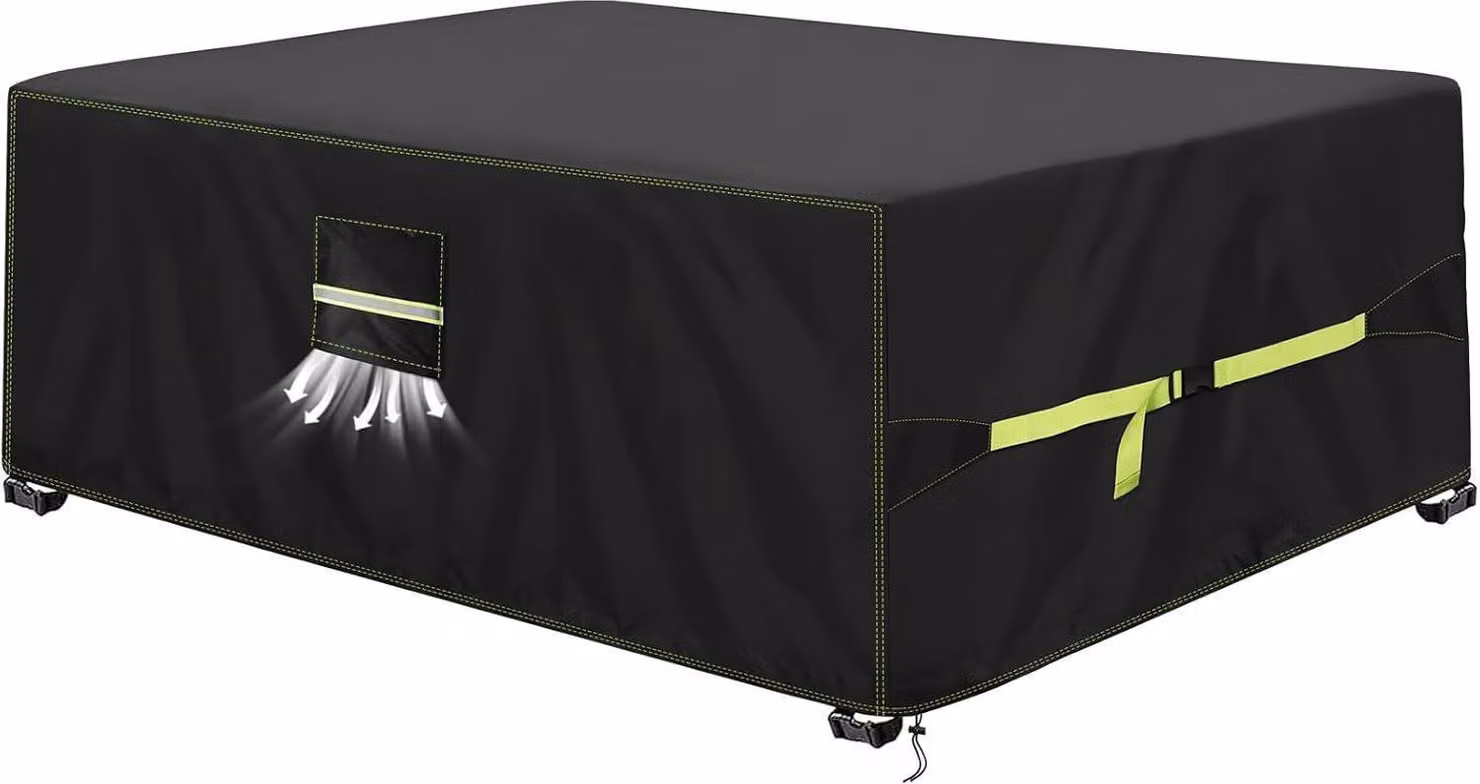 VDISRR Copertura per mobili da giardino 420D Oxford 160x150x85cm Impermeabile resistente ai raggi UV