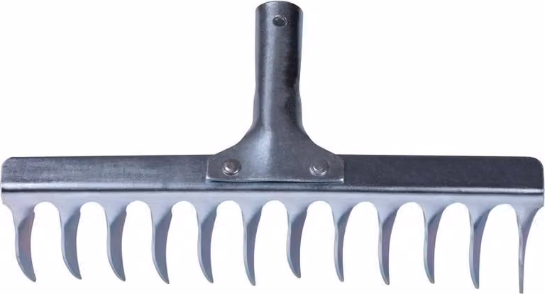 Rastrello per prato Strend Pro R108A, 12 denti, aeratore, verticut, senza manico
