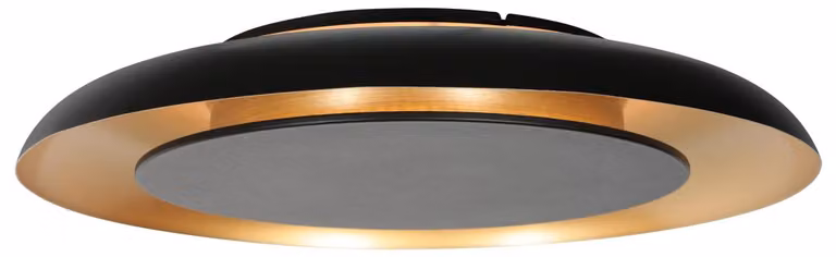 Plafoniera - nero - Golden Veil - metallo - Ø 60cm - LED - 4732ZW - Steinhauer