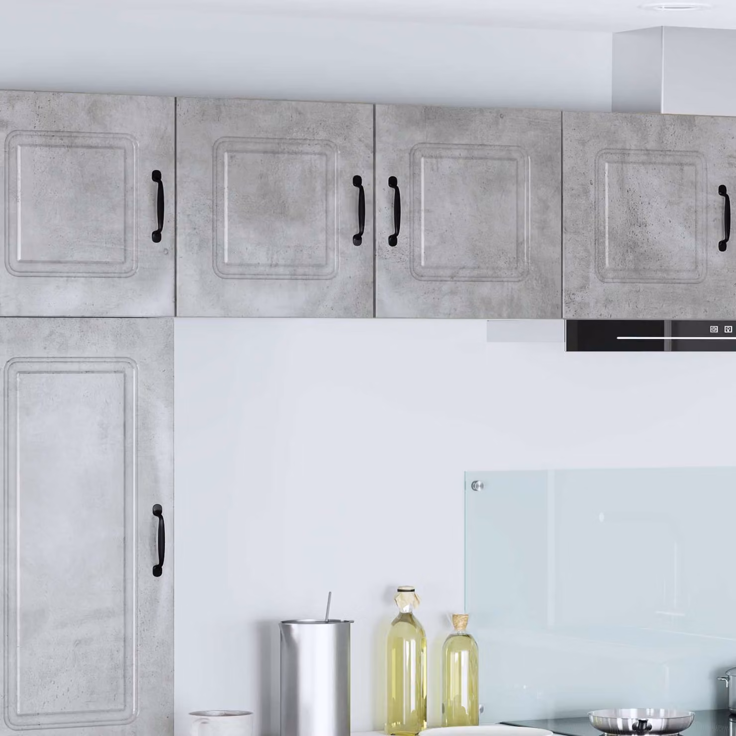 vidaXL Mobiletto da cucina Kalmar Grigio con ante a battente e ripiani interni L/P/H: 40 x 31 x 40 cm