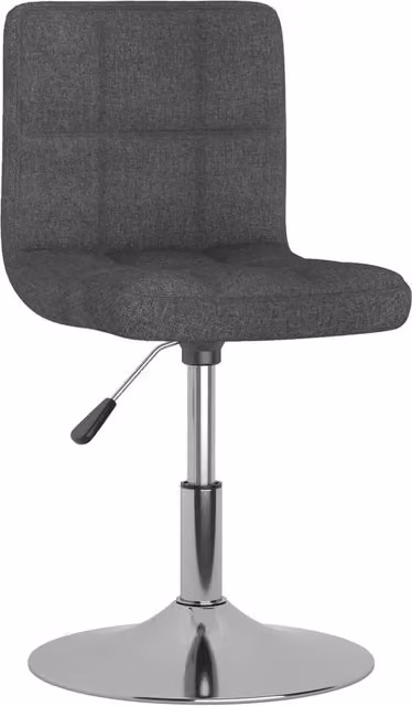 Sedie da Pranzo Girevoli 6 pz Grigio Scuro in Tessuto 3087459