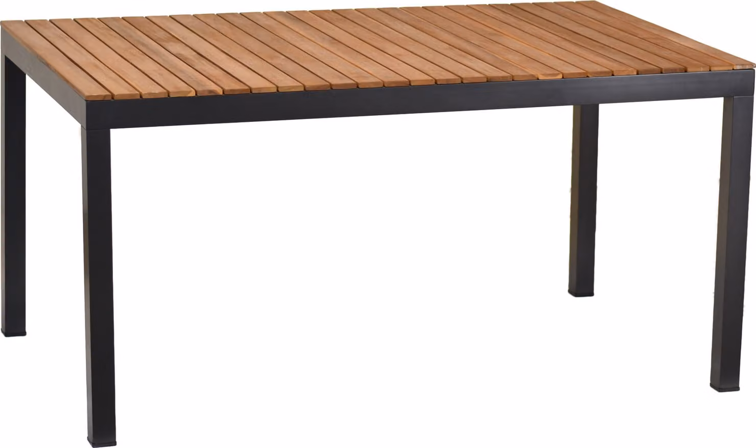 Tavolo da giardino Merxx Naxos grafite 150 x 90 cm - Alluminio/Acacia