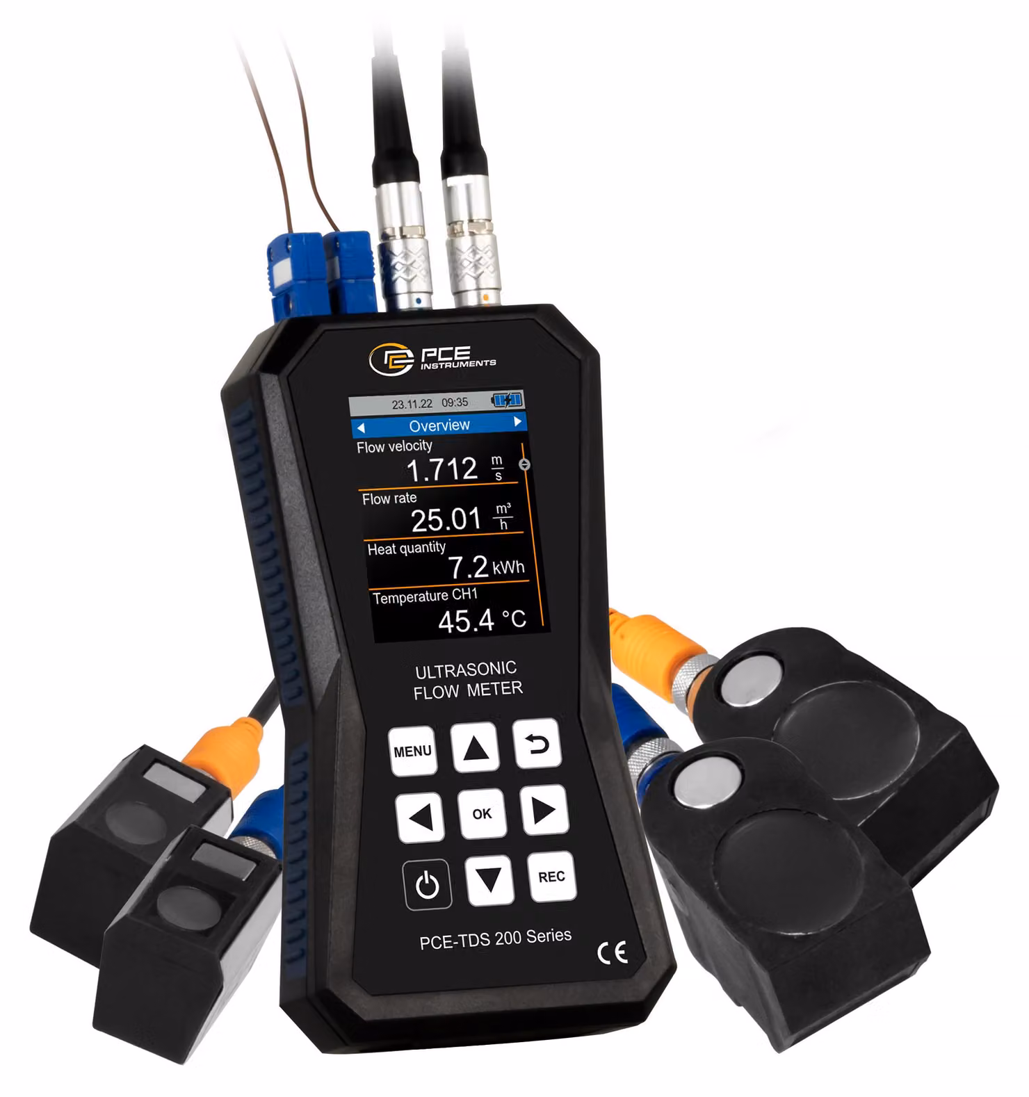 Misuratore di portata a ultrasuoni PCE Instruments PCE-TDS 200+ SM