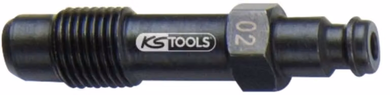 KS Tools Adattatore per candelette, M12x1,25 con filettatura esterna, lunghezza 55 mm