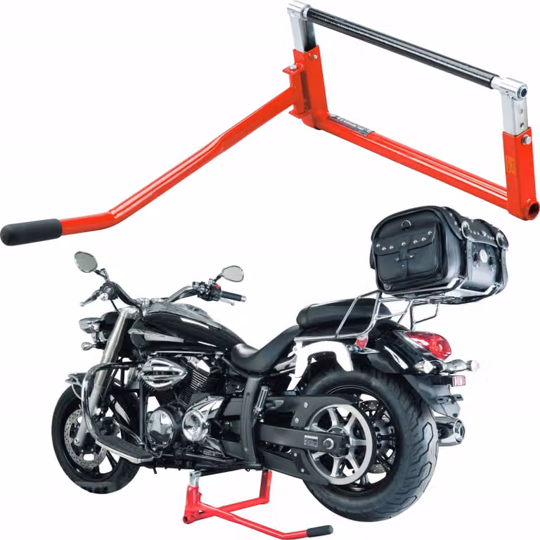 ASCENSORE PER MOTOCICLI A MANO per trinciatrice, robusto universale Rothewald