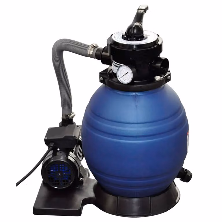vidaXL Pompe per filtri a sabbia 2 pz. 400 W 11.000 L/h