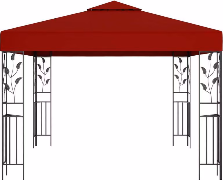 Gazebo 3x3 m Rosso Vino