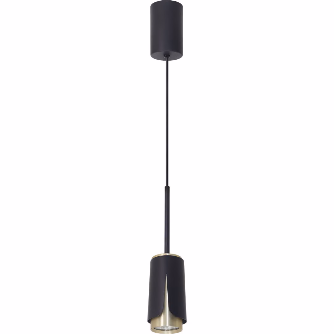 Spot nero-oro Lampada a sospensione Flower 1xGU10 8W Milagro